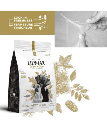 Dry Dog Food - No Corn or Soy - Protein Rich - Puppy Food - Adult Dog Food by Lily & Jax Salmon 8 kg (4 x 2 kg) Salmon 2 kg (Pack of 4) - Buy Online on GoSupps.com