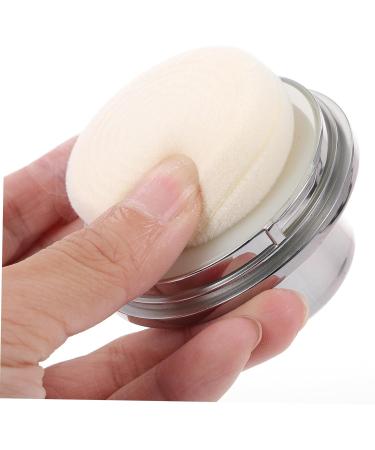 Healeved 2pcs Mushroom Head Loose Powder Box Makeup Case Body Powder Puff Loose Powder Case Blusher Plastic 1 g (Pack of 1) As Shown - Buy Online on GoSupps.com