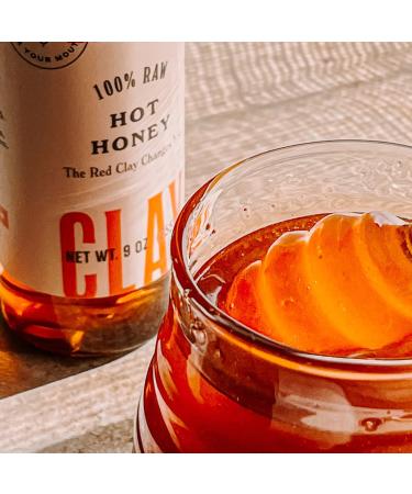 Red Clay Hot Honey - Gluten Free Paleo Spicy Honey - 100% Raw Wildflower Honey Infused with Habanero Peppers 9 oz - Buy Online on GoSupps.com