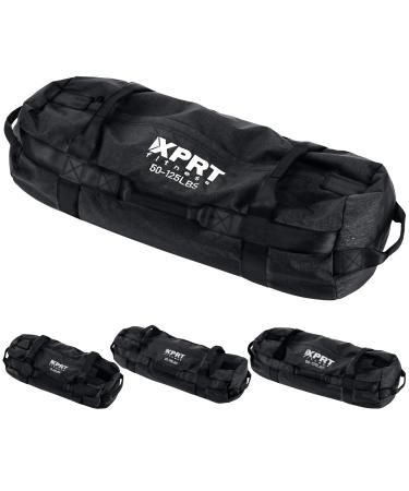 XPRT Fitness Workout Sandbag for Heavy Duty Workout Cross Training 7 Multi-positional Handles - Color Army Green/Black/Camo Black Medium