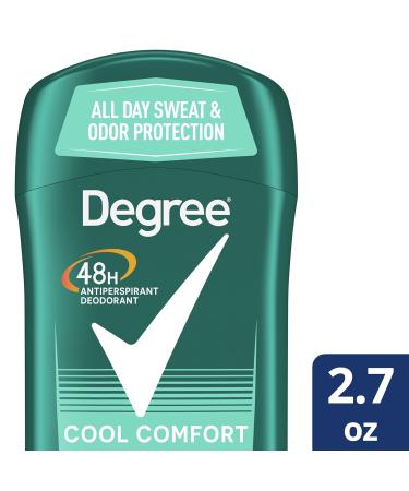 Degree Cool Comfort Antiperspirant Stick 2.7 oz - Pack of 8 - Buy Online on GoSupps.com