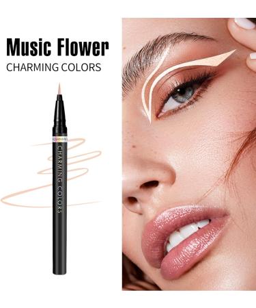 Music Flower Coloured Waterproof Liquid Eyeliner Pencil - Smudge-Proof & Long-Lasting | Multiple Shades Available | Easy Control Flexible Pencil - Buy Online on GoSupps.com
