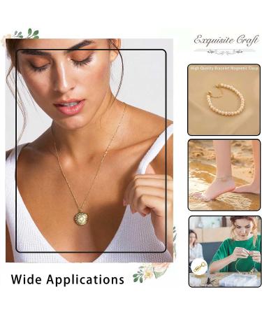 8Pcs Necklace Clasps and Closures Converters - Gold & Silver Plated Jewelry Making Clasp for Bracelet Necklaces Chain - Small Size 5MM - Buy Online on GoSupps.com