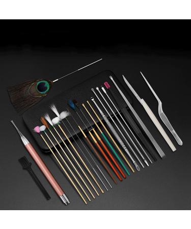 SSWERWEQ Ear wax removal tool Ear Cleaning Tools Earwax Removal Kit Ear Pick Set Earwax Remover Spoon Ear Care Tools Adult Earpick with LED Light (Color : Schwarz) Black - Buy Online on GoSupps.com