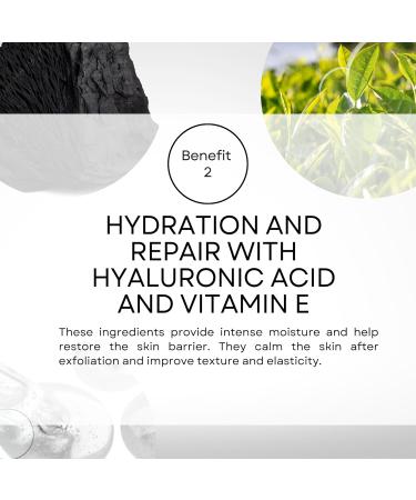  BODI BEAUTY Activated Charcoal Body Scrub 330ml Hyaluronic Acid Niacinamide Vitamin E Green Tea | Refines skin tone intensely nourishes | Fine grain shower & legs/stomach - Buy Online on GoSupps.com