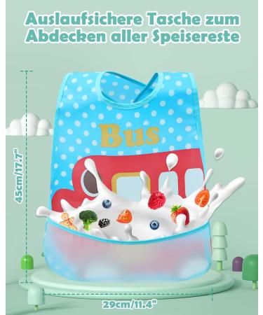Lictin 8-Piece Baby Bib Set | Washable Triangular Drool Bibs for 6-36 Months | Unisex Baby Feeding Accessories - Buy Online on GoSupps.com