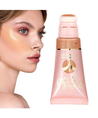 Velvet Liquid Blush - Applicator Detachable Matte Face Blush - Portable Blush Stick with Cushion Applicator for Home Gathering Dating Working Traveling Acime 01