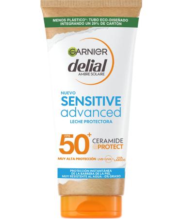 Garnier Delial Sensitive Advanced - Sonnenmilch f r clear empfindliche und sonnenintolerante Haut IP50+ 175 ml