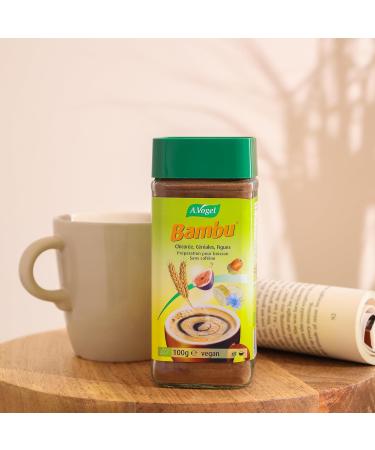 A.VOGEL Bambu - Instant Coffee Substitute Organic - Soluble Beverage Caffeine Free and 100% Natural - Roasted Fruits and Cer - Buy Online on GoSupps.com