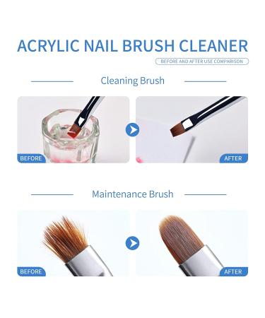 Nail Brush Cleaner for Acrylic Nails - 2.5 fl oz | Quick & Easy Cleaning for Nail Art | Ideal for Salons & Home Use - Buy Online on GoSupps.com