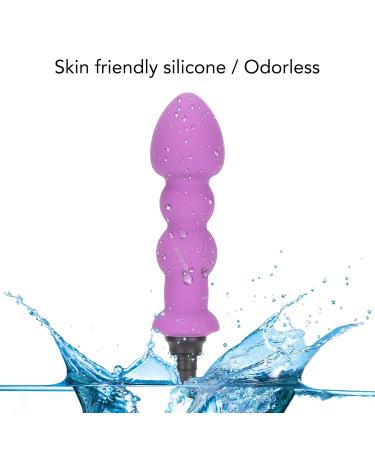 Deep Tissue Massage Pistol with Silicone Interchangeable Heads | Waterproof Hand Muscle Massager | Premium Purple Accessory - Buy Online on GoSupps.com