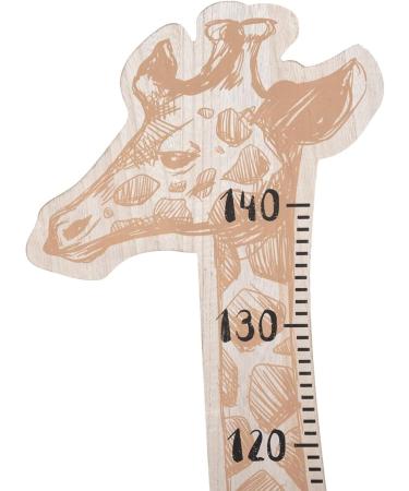 Buy Medium Beige Wooden Giraffe Vertical Meter | International Shipping Available - Buy Online on GoSupps.com