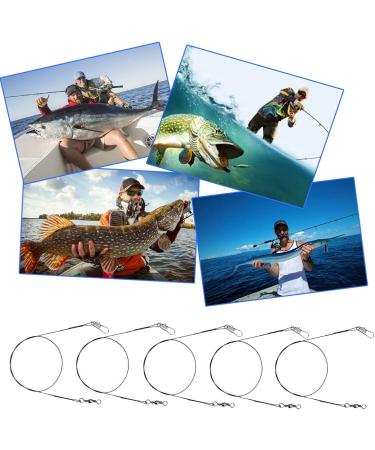 Decareta 40PCs Stainless Steel Front Fan - 30cm Fishing Gear with Carabiner Hooks | Ideal for Predatory Fishing - Buy Online on GoSupps.com