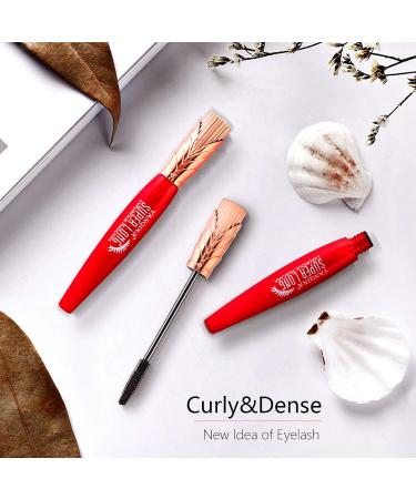 Mimore 4D Silk Fiber Eyelash Mascara Thicker Lashes Waterproof Mascara Eyelashes Voluminous Extension Dramatic Mascara All Day Formula Black Mascara (BLACK) - Buy Online on GoSupps.com