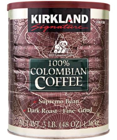 Kirkland Signature Dark Roast Colombian Coffee Bean - 1.36kg