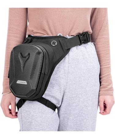 Gutriff Thigh & Leg Bag for Men & Women - Perfect for Running Cycling Motorcycle Sports & Work - Black - Buy Online on GoSupps.com