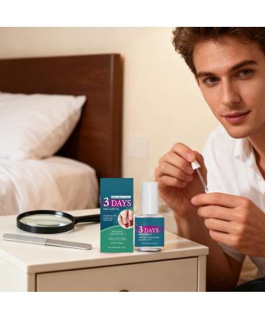 Nail Care Liquid Deep Nourishment 15ml Strengthening Nail Liquid Nourishing Fingernail Care Solution Supports Healthy for Men and Women - Buy Online on GoSupps.com