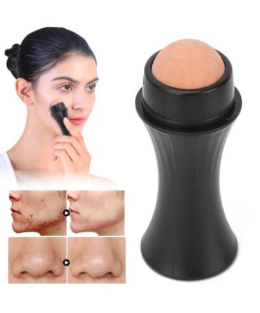 Oil Absorbing Volcanic Face Roller | Mini Reusable Facial Tool for Oily Skin Care & Massage - Buy Online on GoSupps.com