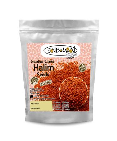 bonballoon (3.5 oz / 100 gm) Organic Herbal Garden Cress Seed Seeds Lepidium Sativum Halim Chandrashoor Chandrasur Cresson De Fontaine For Agriculture & Health