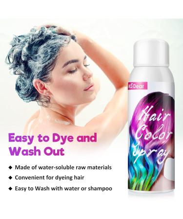 ONE-TIME USE Purple Hair Color Spray for Christmas Party Crazy Hair Day - 1-Day Washable 100ML - Buy Online on GoSupps.com