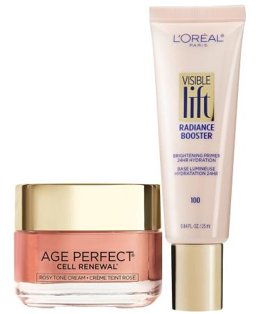 L'Oreal Paris Skin Care Gift Set: Rosy Tone Face Moisturizer & Radiance Booster - 1 Kit - Buy Online on GoSupps.com