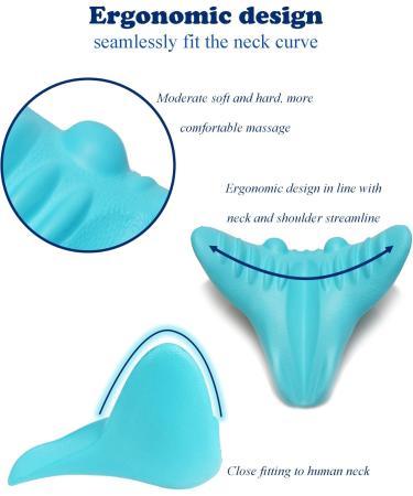 Half-Shower Neck Stretcher & Shoulder Relaxer | Ergonomic Neck Pillow for Vertigo Relief - Buy Online on GoSupps.com