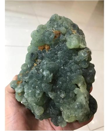Natural Raw Green Prehnite Quartz Crystal Specimens Rough Grape Stone Agate Ore Folk Collectibles Decoration Home Goods (Size : 1.6-1.8kg) - Buy Online on GoSupps.com