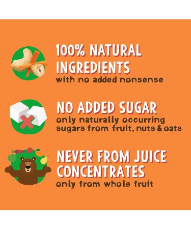 BEAR Carrot Cake Bars - Fruit Oat Nut - Healthy Snack - 27g (48 Count) - Buy Online on GoSupps.com