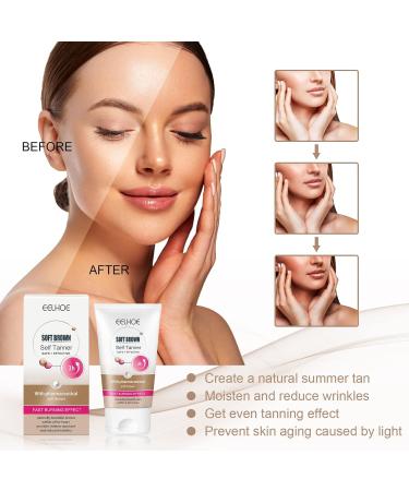 STRAIGHT Skin care cream for tanning cream bronze lotion solarium tanning accelerator cream dark selftanner for face and body for an even soft tanning effect 30 ml - Buy Online on GoSupps.com