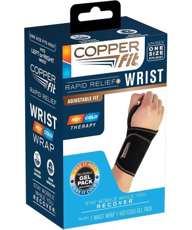 Shop Copper Fit Rapid Relief Unisex Wrist Wrap | International Shipping Available - Buy Online on GoSupps.com