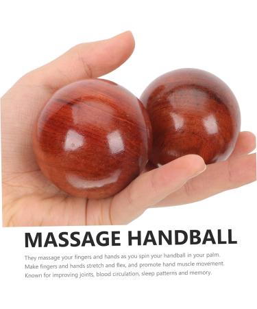 Buy Gleavi 6 Pcs Wooden Health Balls for Acupuncture & Muscle Massage | Chinese Rolling Balls - 5x5 cm - Buy Online on GoSupps.com