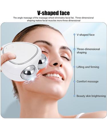 2023 New Microcurrent Face Lift Device - Skin Tightening Rejuvenation Spa for Facial Wrinkle Remover, USB Powered - White - Buy Online on GoSupps.com