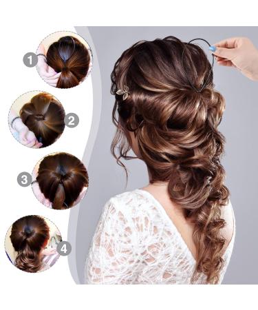 35pcs Donut Hair Bun Maker Set - Perfect Hairstyling Tool for Kids & Women | Beige Hair Knot Forms - Buy Online on GoSupps.com