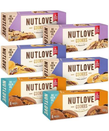 Allnutrition Nutlove Cookies Chocolate Chip 130G - Buy Online on GoSupps.com