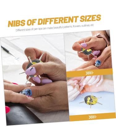 minkissy Nail Painting Pen Nail Art Tools Manicure Tools Nail Art Dotting Pen Multi-functional Diamond Dotting Pen Nail Tools Clay Sculpture Tools Manicure Diy Dotting Pen Manicure Pen Ooze - Buy Online on GoSupps.com