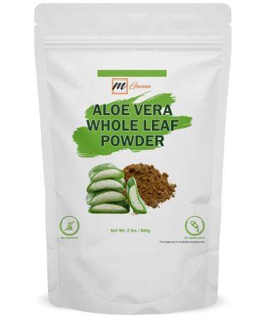 100% Natural Aloe Vera Leaf Powder Pure Aloe Barbadensis 2 LBS /908 Grams