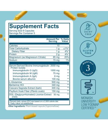 Bio.me Daily Prebiotic Fiber & Gut Cleanse Bundle - Unflavored Fiber Powder (30 Servings) + 5-Day Cleanse Capsules w/Magnesium Berberine L-Glutamine - Digestive Support Microbiome Reset (30 Caps) - Buy Online on GoSupps.com