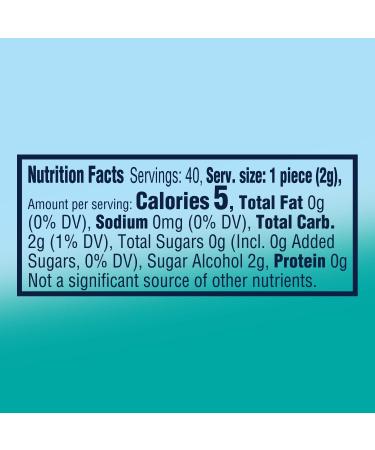 Wrigleys Extra Refreshers Polar Ice Sugar Free Chewing Gum 40 Piece Tub - Buy Online on GoSupps.com
