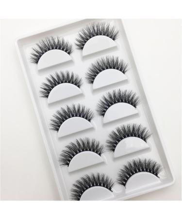 UAMOU 16 Style 10/50 Boxes 3D Mink Lashes Natural Cross False Eyelashes Long Messy Makeup Eye Lashes Faux Cils Maquillaje Cheerfully (Color : 5Pairs H 13 Size : 50 Boxes 250Pairs) - Buy Online on GoSupps.com