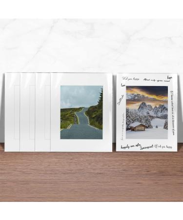 Golden State Art 11x14 White Picture Mats - Pack of 25, Acid-Free, Bevel Cut for 8x10 Photo, with Backing and Bags (25 Pack) - Buy Online on GoSupps.com