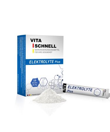 Vita fast electrolyte plus solution for fluid intake for the body's salt and water losses after a wild party or sport - 10 sticks of 8.5 g 10 portions (10 pack)