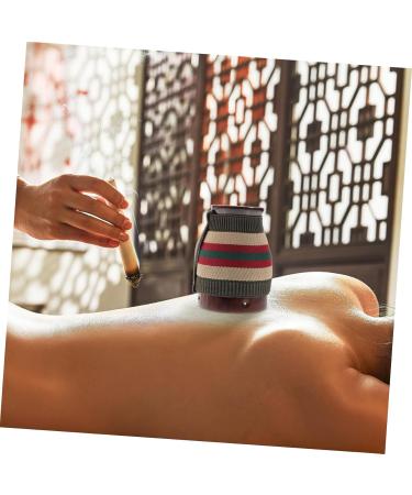 Beaupretty Moxibustion Box - Ceramic Candle Burner & Massage Tools - Portable Cone Holder for Relaxation - Buy Online on GoSupps.com