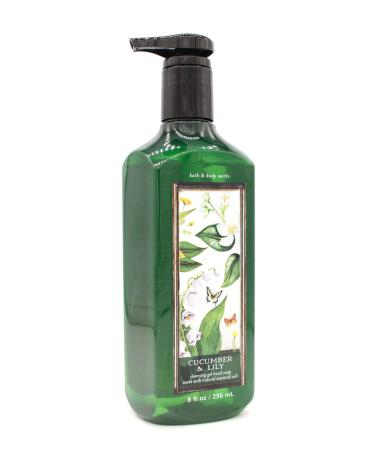 Cucumber Lily Bath and Body Cleansing Gel Hand Soap 8 fl oz Green