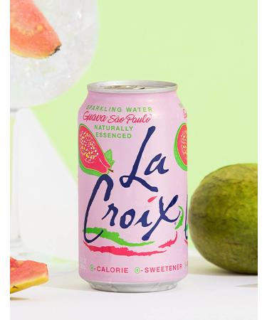 Buy La Croix Flavored Sparkling Water Guava - Sao Paolo | Summer 2021 Flavor | 355 ml Cans (8 Pack) - Natural Essence International Shipping Available - Buy Online on GoSupps.com