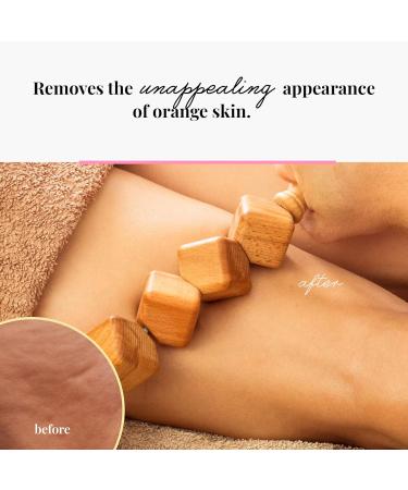 Tuuli Accessories Maderotherapy Wood Set | Massager Roller for Cellulite & Lymphatic Drainage - Buy Online on GoSupps.com