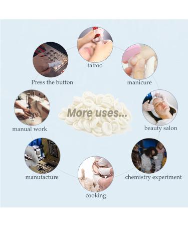Inartato Latex Finger Cots - 300 Pcs Medium Size Finger Protectors for Beauty, Nail, Tattoo, Electronic Repair - Rubber Finger Tips Sleeves Gloves - Buy Online on GoSupps.com