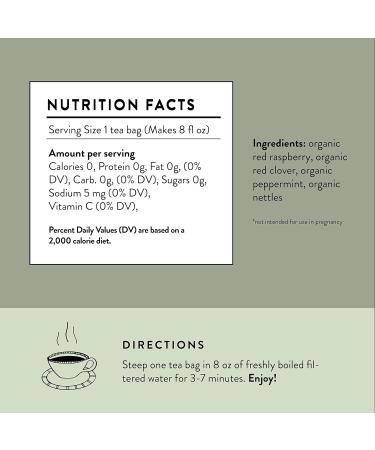 Organic Fertility Tea 30 Tea bags - Buy Online on GoSupps.com