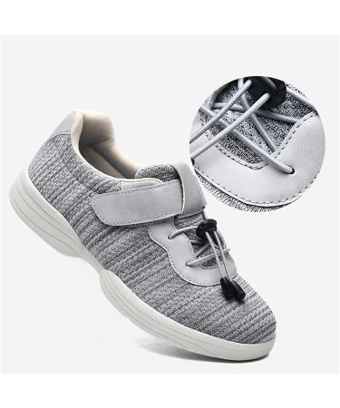 NVBHOF Adjustable Men's Diabetic Slippers | Wide Memory Foam | Comfy Indoor/Outdoor Shoes | Diabetic Footwear for Elderly | Deep Blue - Buy Online on GoSupps.com
