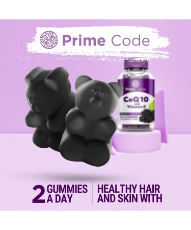 Buy 2-in-1 CoQ10 200mg & Vitamin C 250mg Gummies - Heart Health Immune Support & Energy Boost - Vegan Non-GMO Gluten-Free - Shop Now - Buy Online on GoSupps.com