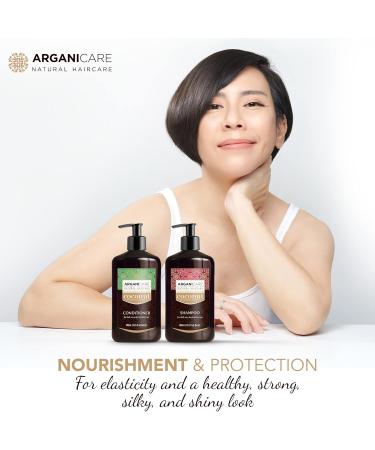 Arganicare Natural Coconut Shampoo & Conditioner Set - Deep Conditioner for Dry Frizzy Hair with Organic Argan Oil & Shea Moisture | 27 Fl Oz - Buy Online on GoSupps.com